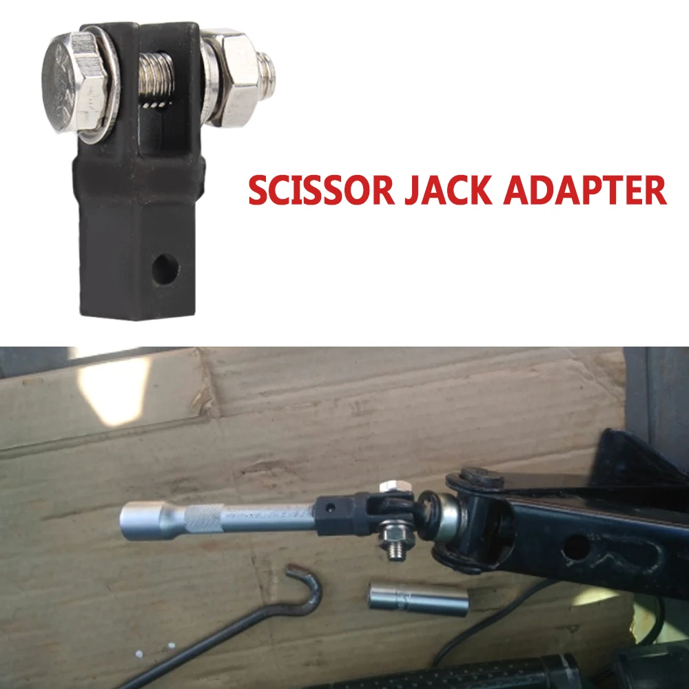 Schaar Jack Adapter Gebruiken Met 1/2 Inch Drive Of Slagmoersleutel Gereedschap Auto Jacks Lifting Apparatuur Auto Accessoires