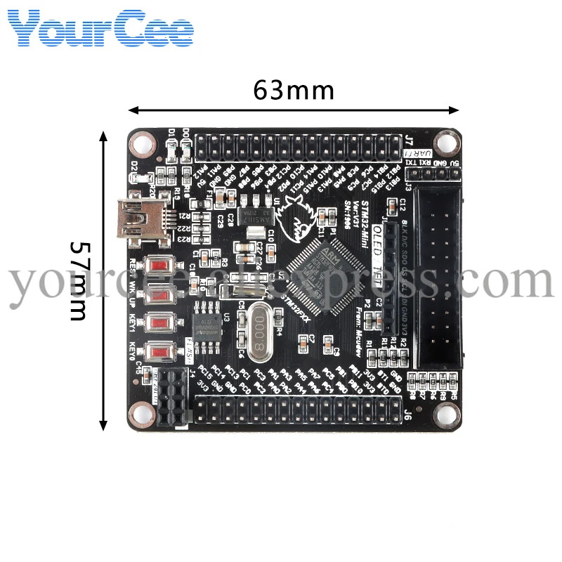 Макетная плата STM32F405RGT6 STM32 микроконтроллер системы F405RGT6 модуль основной платы