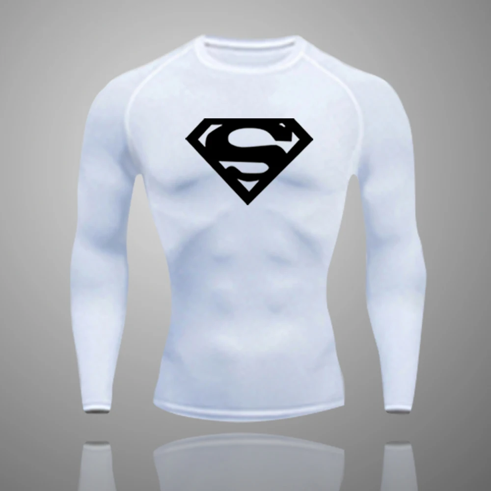 Quick Dry Workout Running Shirt Men Long Sleeve Compression Set Gym Fitness Running T-Shirt Bodybuilding Sport Thermal Underwear