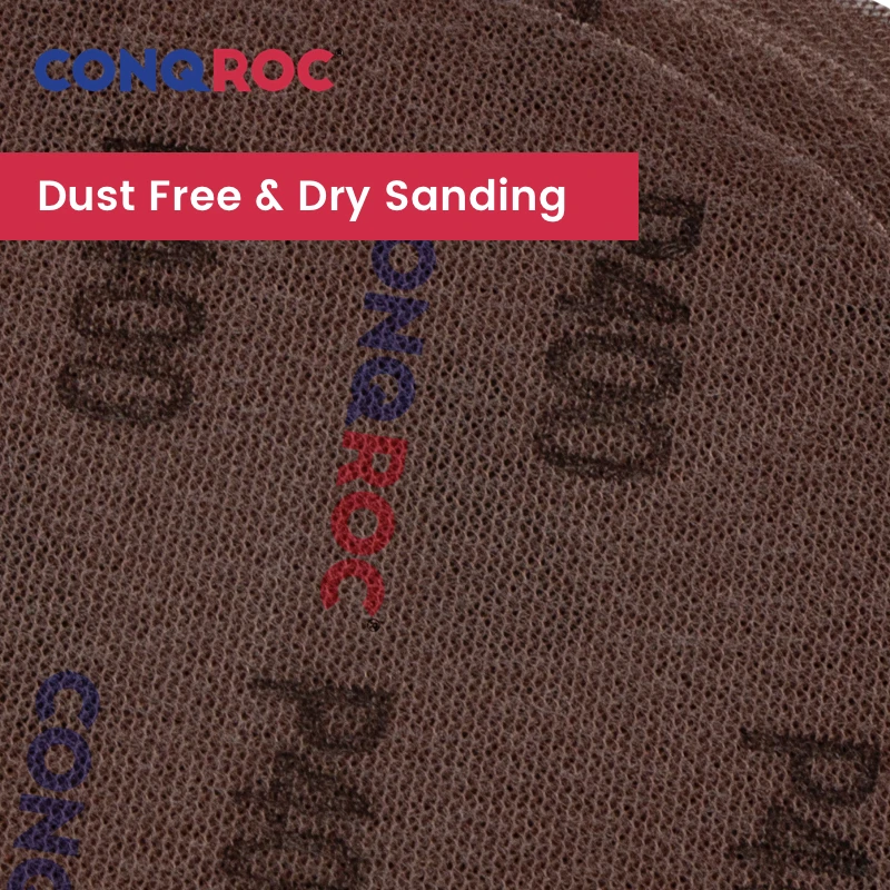 5 штук 150 мм 6 дюймовые сетчатые захватные диски без пыли сетка линия абразивная