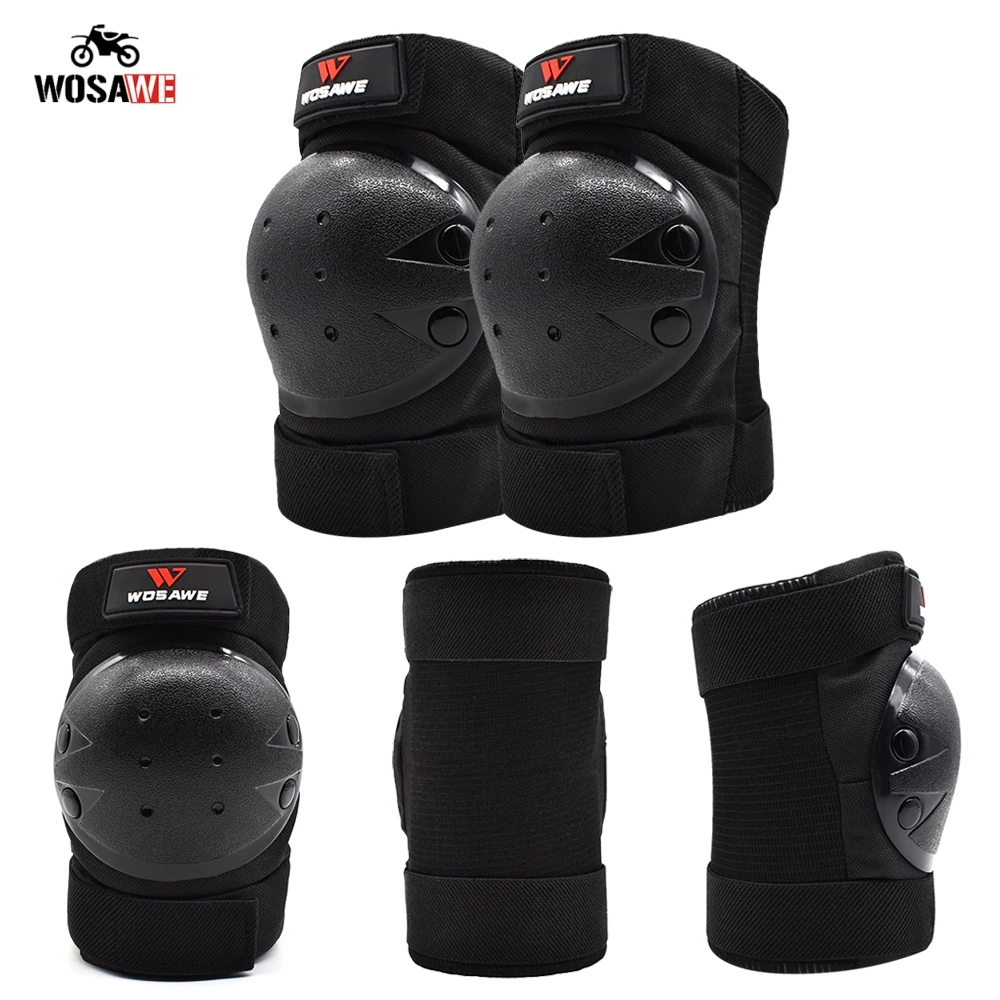 Мотоциклетные наколенники WOSAWE Защитные Налокотники и для езды на лыжах
