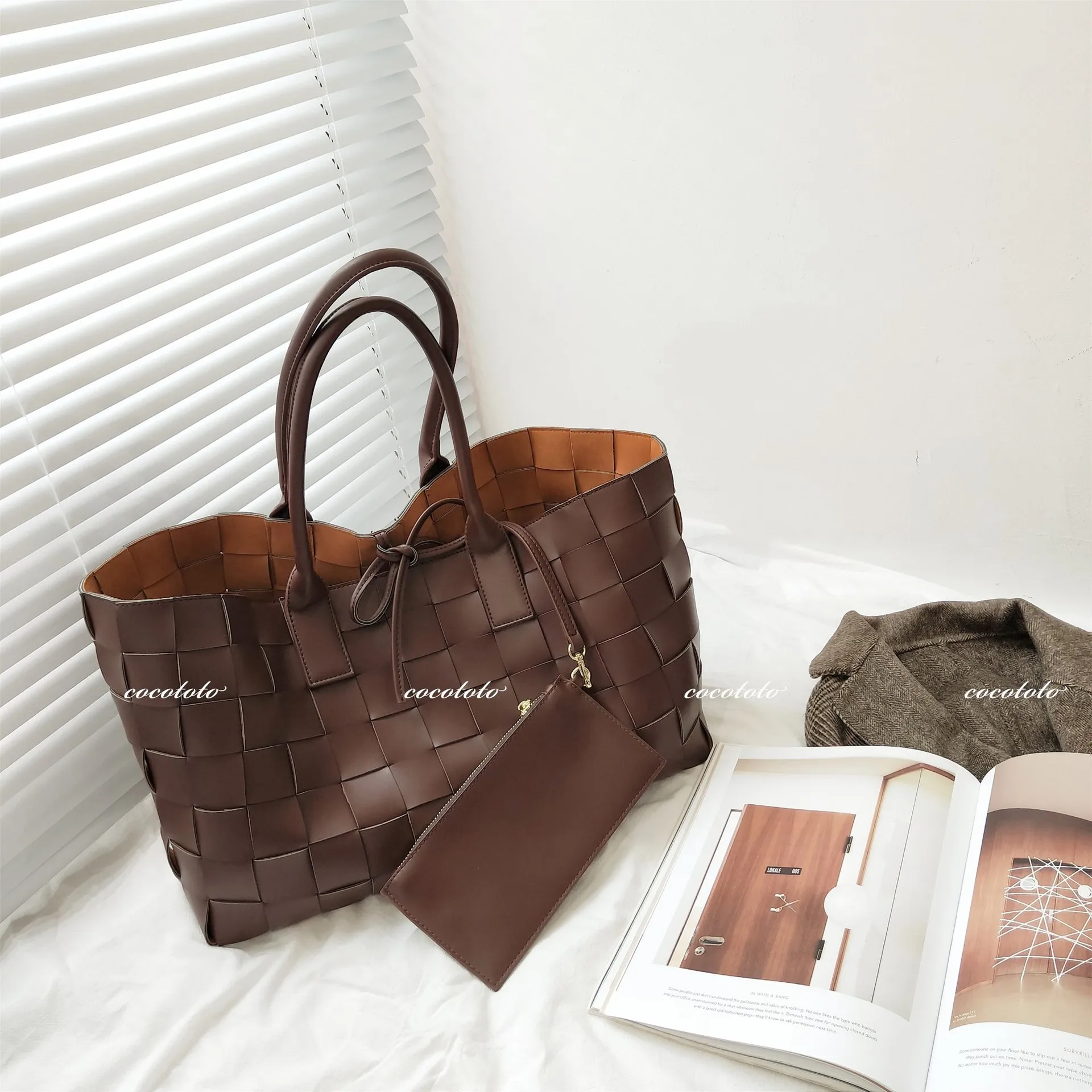 Новая кожаная сумка с плетением для отдыха на ремне Осень зима 2019 Повседневная