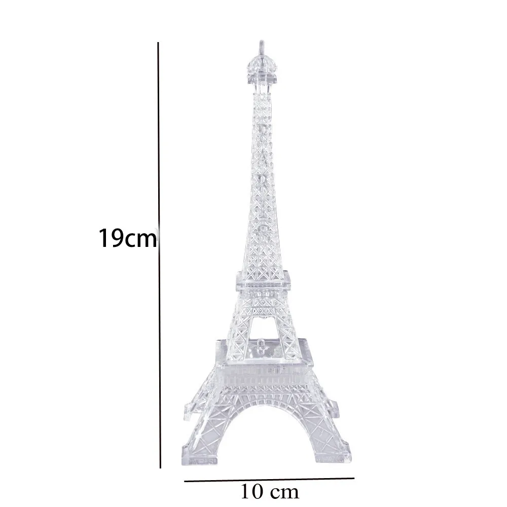 

Romantic Eiffel Tower Cute Mini LED Night Light Lamp Color Changing Table Light Bedroom Acrylic Light Christmas Gift#50