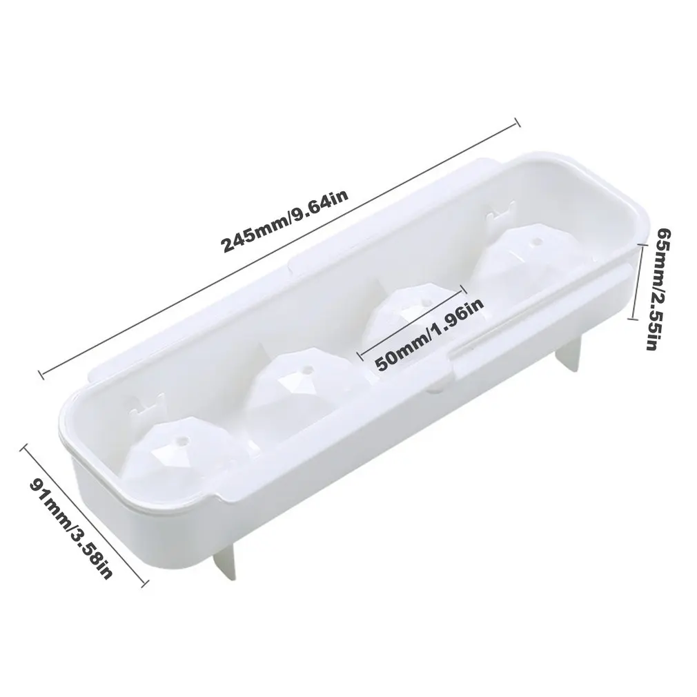 

New Silicone Ice Cube Maker Ice Tray Halloween Candy Cake Pudding Chocolate Molds Easy-Release Round Shape Ice Cube Trays Molds