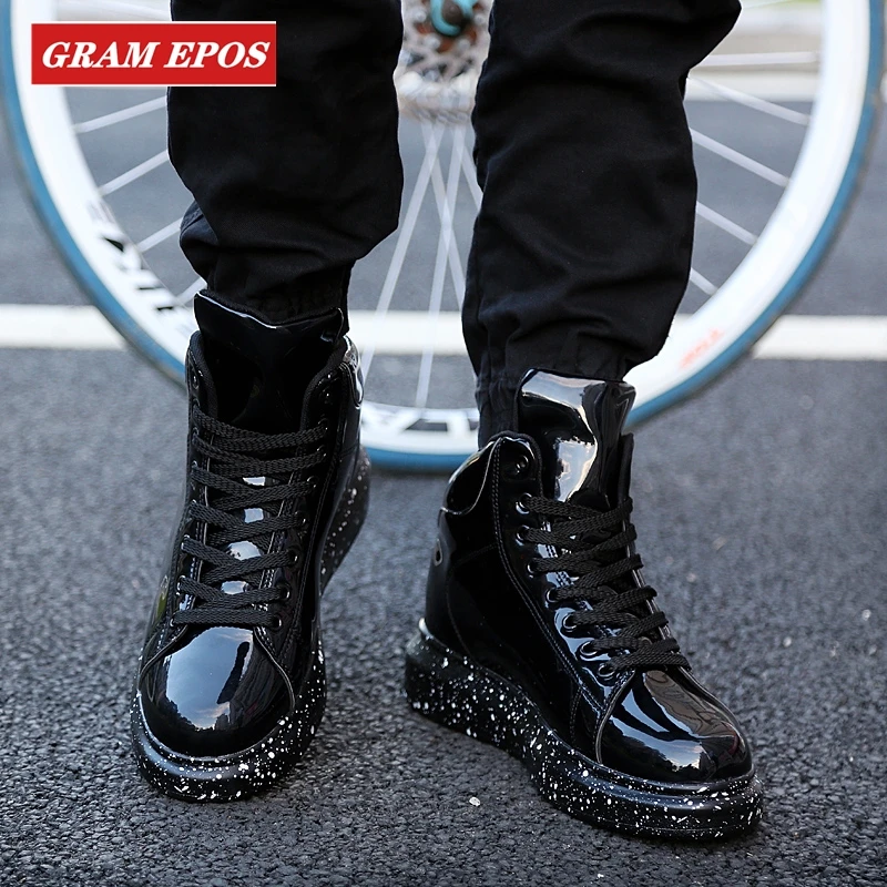 Мужские кроссовки на толстой подошве дышащие с амортизирующим эффектом