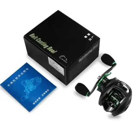 

New BS2000 Baitcasting Fishing Reels 8.1:1 12+1BB 8KG Max Drag Left Right Hand Reel White Bass Reinforced Nylon Body Bass Reels