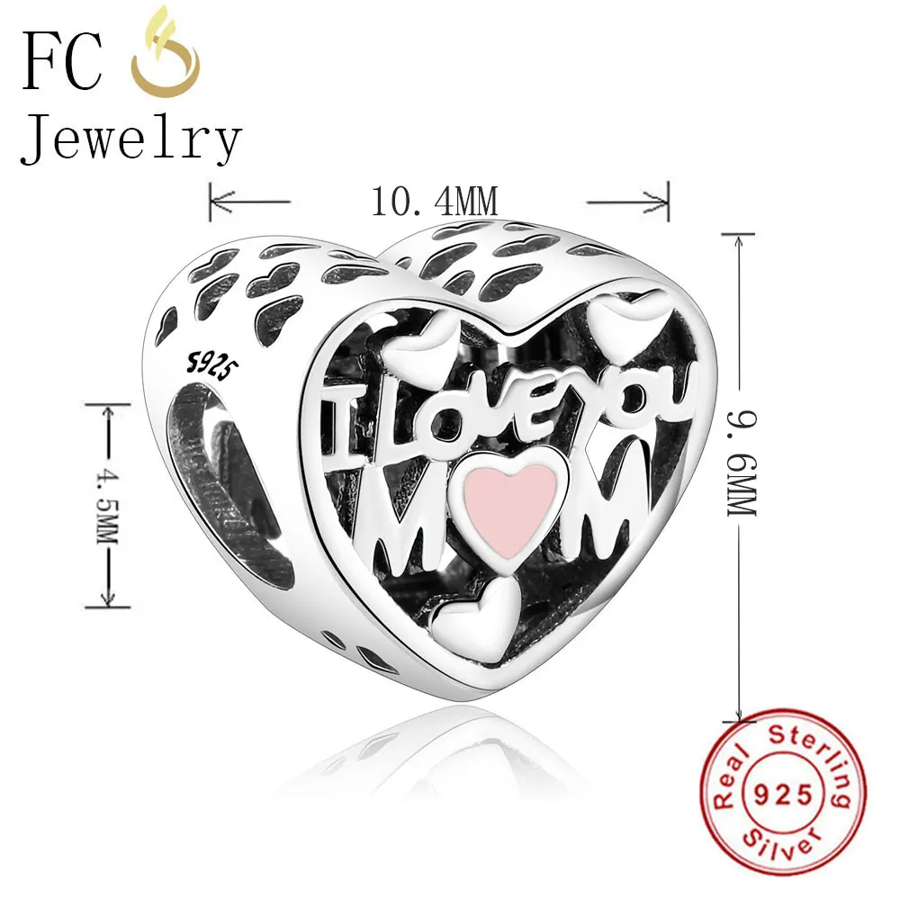 FC Jewelry подходит для оригинального бренда очаровательный браслет 925 пробы серебро