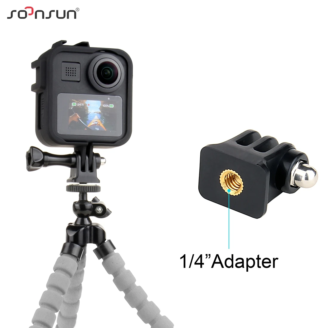 Стандартная защитная рамка SOONSUN чехол для корпуса с 1/4 дюймовым адаптером