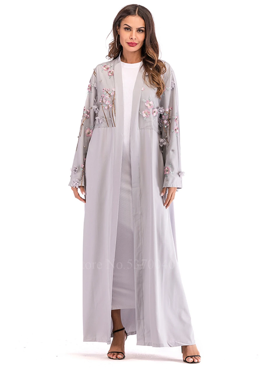 Abaya Дубай Арабский Кафтан мусульманское платье халат женский кардиган Hijabs