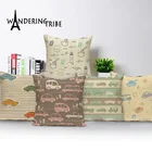 Чехол для подушки с мультяшным автомобилем в стиле Марокко, чехол для подушки, домашний декор для лодки, самолета, дивана, кровати, декоративные льняные подушки, чехол s Cojin