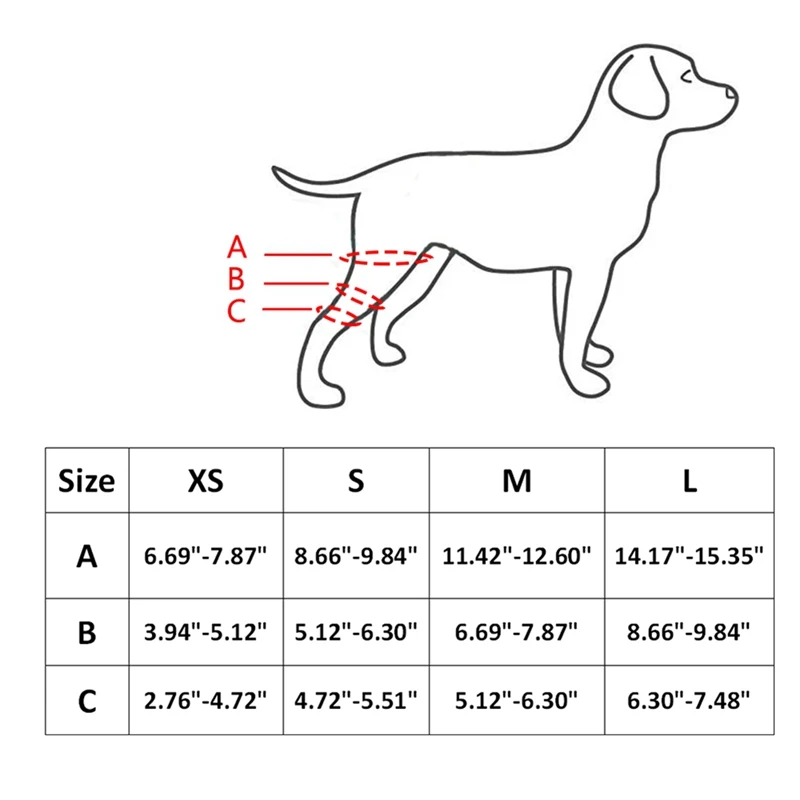 Коленный фиксатор для собак 2 шт. Регулируемые Наколенники питомцев повязка на
