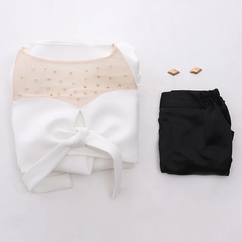 

New KDA Ahri Cosplay Costumes LOL Game Lovely girl group Halloween Cosplay Costume White Sexy puff sleeve Baddest