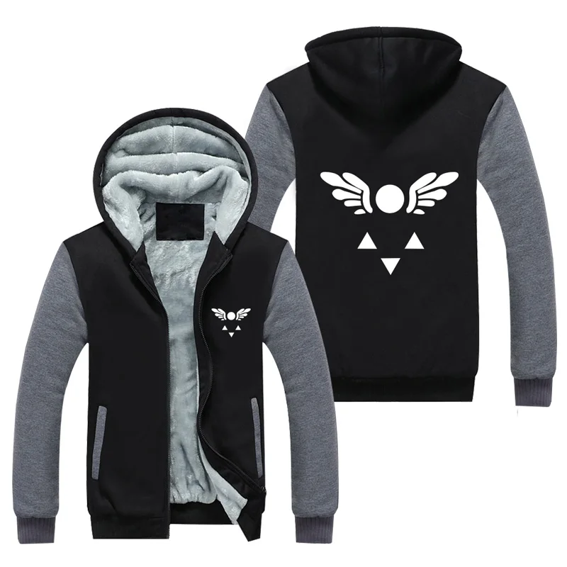 

High-Q Unsiex Winter New Arrival Undertale Thick Hooded Hoodie Sweatshirts Undertale Jacket Coat Top