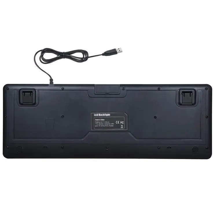 Illuminated Keyboard Large Print Backlit Wired Computer for Old Man | Компьютеры и офис