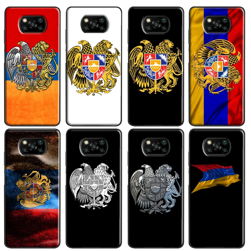 Чехол с гербом Армении для POCO X3 Pro X4 GT M3 M4 F3 чехол Xiaomi 11T 10T 12 X Mi 11 Lite задняя крышка |