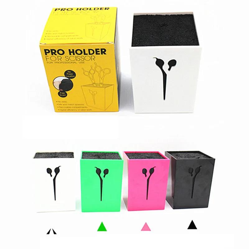 Парикмахерская подставка для ножниц чехол акриловый салонный контейнер