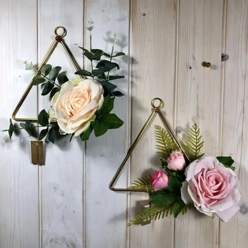 Геометрическая металлическая гирлянда подвесное украшение для дома