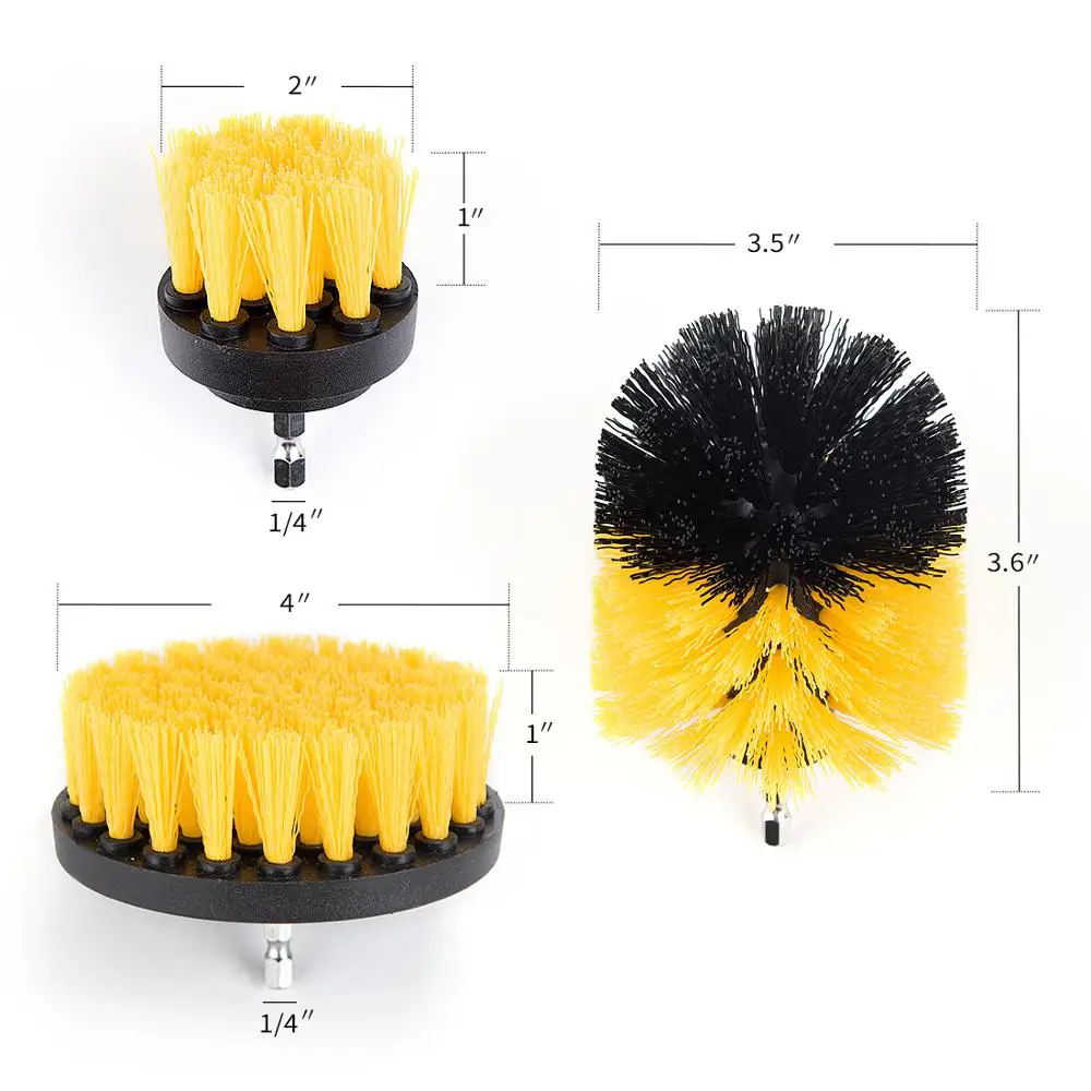 3 шт. щётки для ванной | Дом и сад