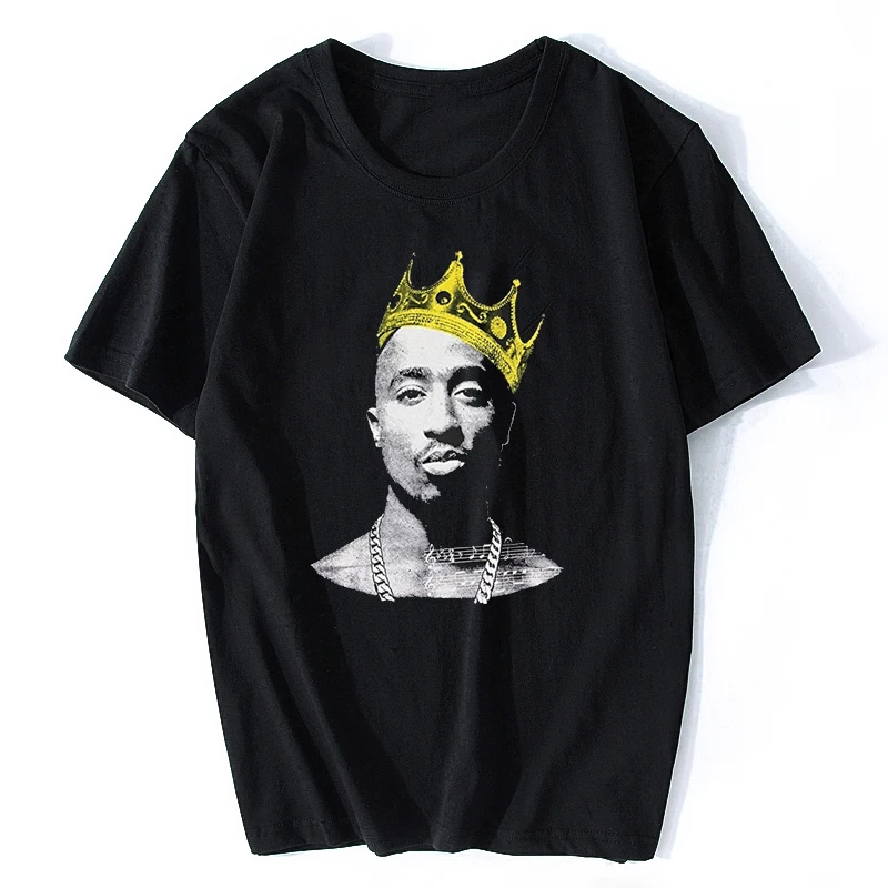 

Tupac 2PAC R.I.P Fashion Short Sleeve T Shirt Printed Cotton Top Tees Casual Hip Hop Rock O Neck Rock Music Tee Rap Shirt
