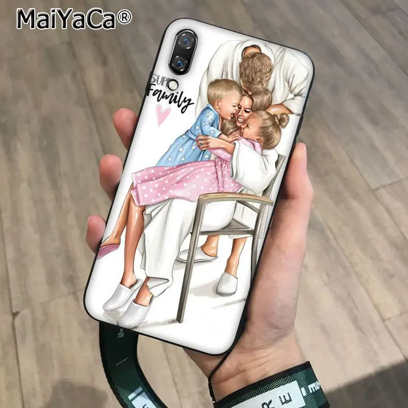 MaiYaCa красивый чехол для телефона для мамы и дочки и сына для Huawei P10 Plus 20 pro P20 lite mate9 10 lite honor 10 vision 10