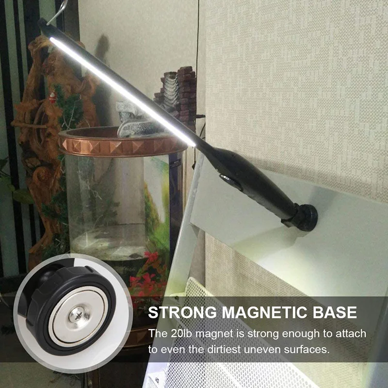 LED Work Light USB Rechargeable Portable Magnetic Cordless Inspection For Car Repair Home Use Workshop | Освещение