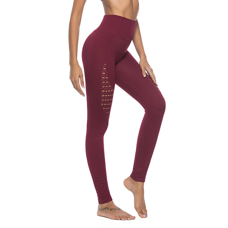 TCJULY новый дизайн бесшовные леггинсы с высокой талией однотонные эластичные пуш