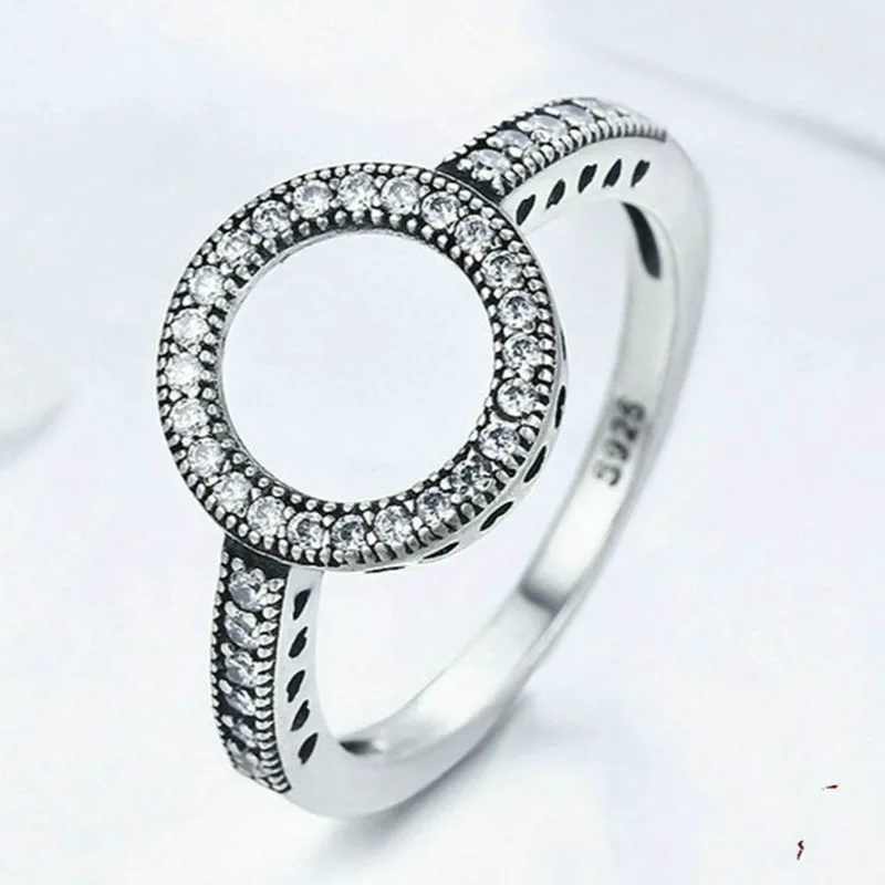 Дамское очарование круглой огранки модное креативное закрытое металлическое