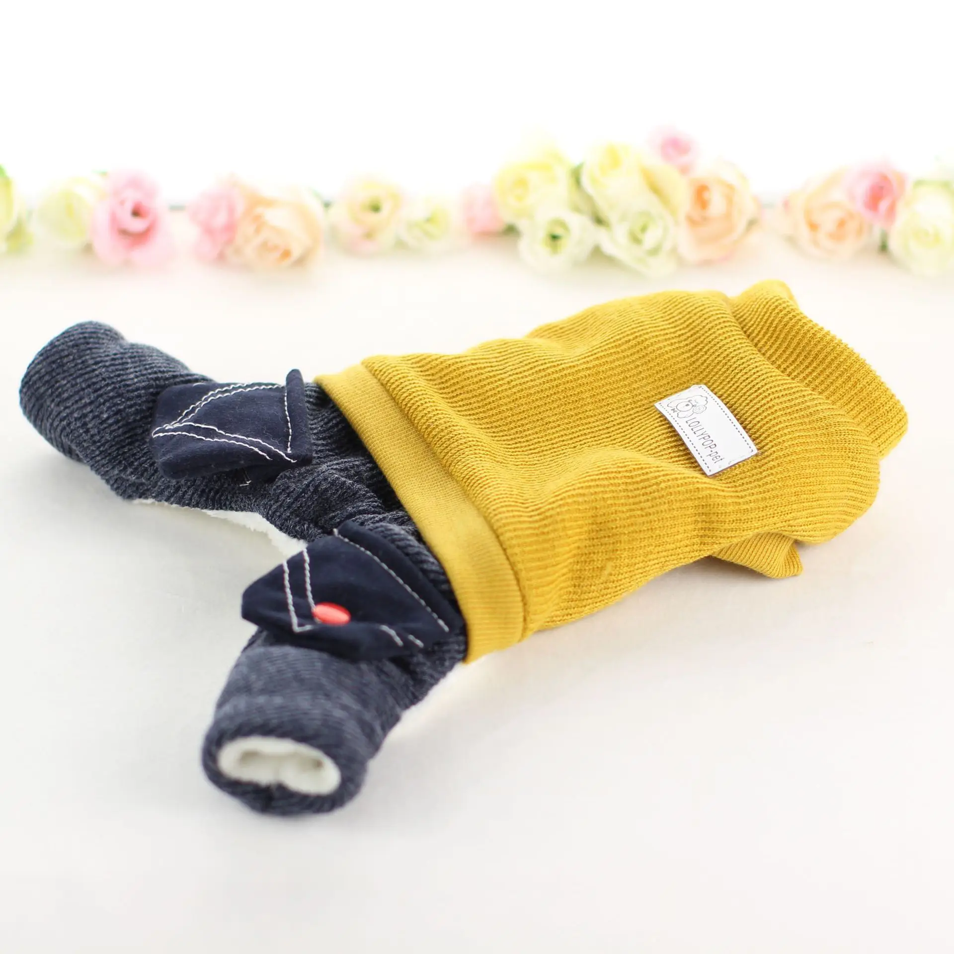 Одежда для собак шерсть четыре ноги питомцев Новое поступление одежда высокое