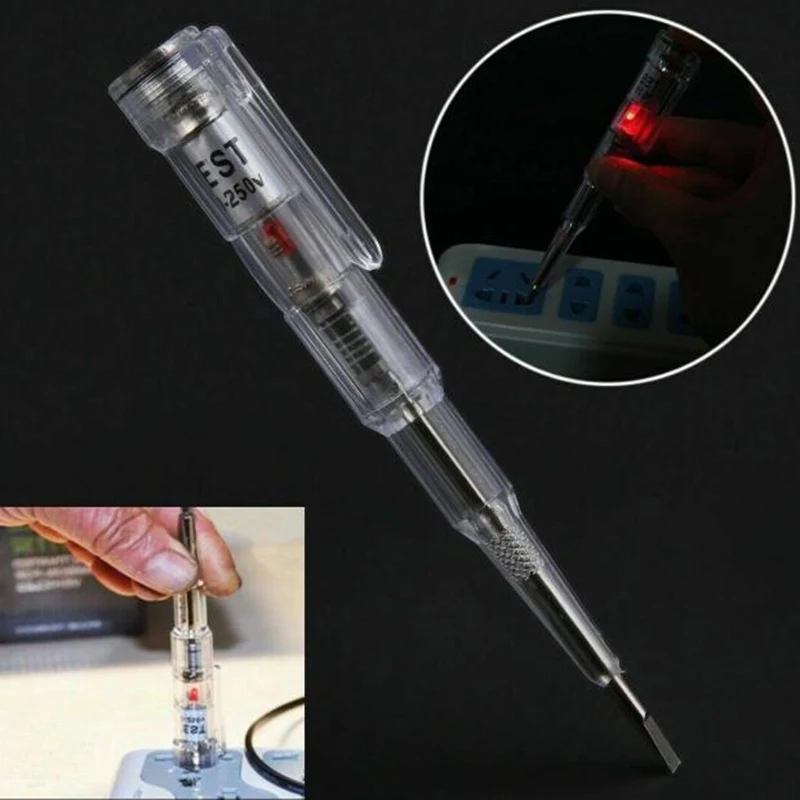 

70-250V IP56 Waterproof Voltage Tester Induced Electric Pen Detector Screwdriver Probe Test Pen