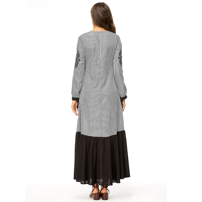 Модное женское мусульманское платье на Ближнем Востоке Дубай Турция