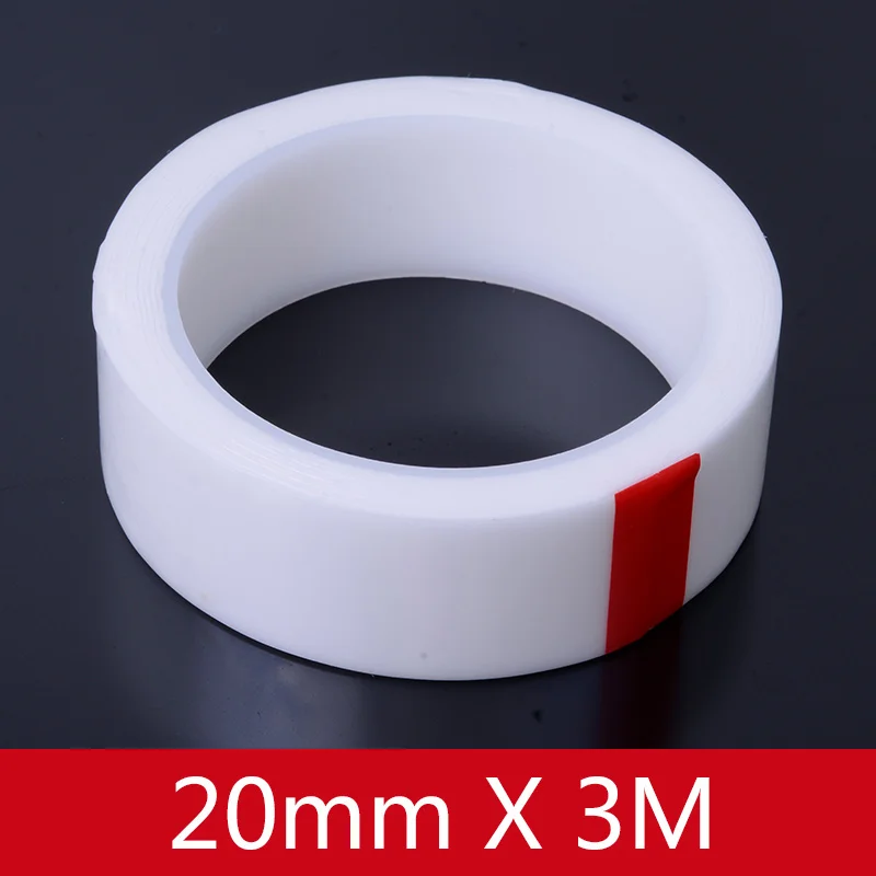White20mmX3M Автомобильные наклейки на порог, полосы бампера, автомобильные защитные наклейки, нано-лента, виниловые аксессуары, Автомобильный багажник, автомобильный порог, полный корпус - Цвет: White20mmX3M