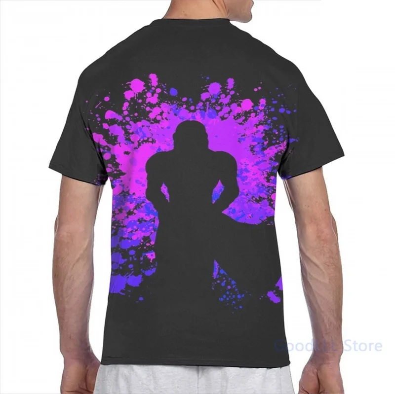 Футболка Мужская/женская с принтом аниме модный топ коротким рукавом для