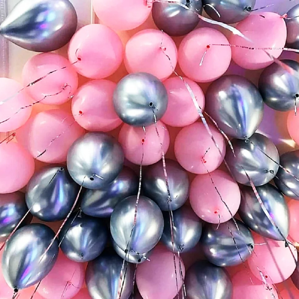 Набор воздушных шаров из латекса с металлическим блеском 30 шт. | Дом и сад