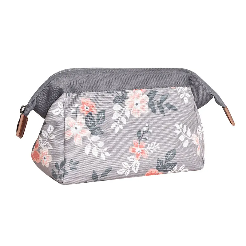 

New Arrive Flamingo Flowers Cosmetic Bag Women necessaire Make Up Bag Girl's Travel Waterproof Portable Makeup Bag Toiletry Kits