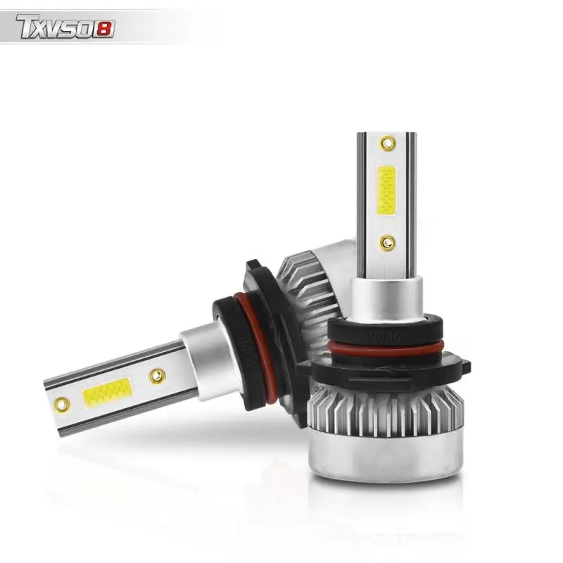 

1 Pair waterproof Super bright COB LED Headlights White light 9006/HB4 110W 6000K Car Driving Bulbs