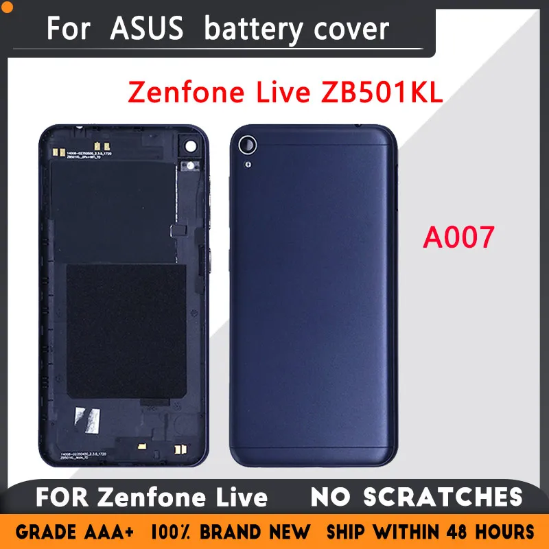 Задняя крышка для ASUS Zenfone Live ZB501KL A007 сменная аккумулятора с боковой