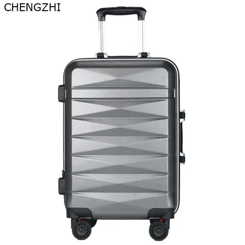 CHENGZHI ABS + PC чемодан на колёсиках spinner для мужчин бизнес пароль женщин путешествий с