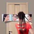 Регулируемое трехстороннее зеркало тройного сложения зеркало для самостоятельного парикмахерского тройного сложения зеркало для стрижки и укладки волос инструмент для самостоятельной стрижки