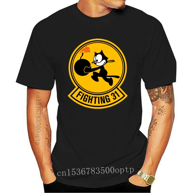 

Cool Summer Tees Fighting 31st Strike Fighter Squadron 31 Vfa-31 Us Navy Usn Black Short Sleeve Shirt