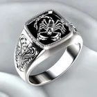 Кольца мужские с гравировкой, креативные винтажные готические стильные мужские кольца в стиле стимпанк, Подарок на юбилей, Подарочная бижутерия, кольцо скорпиона