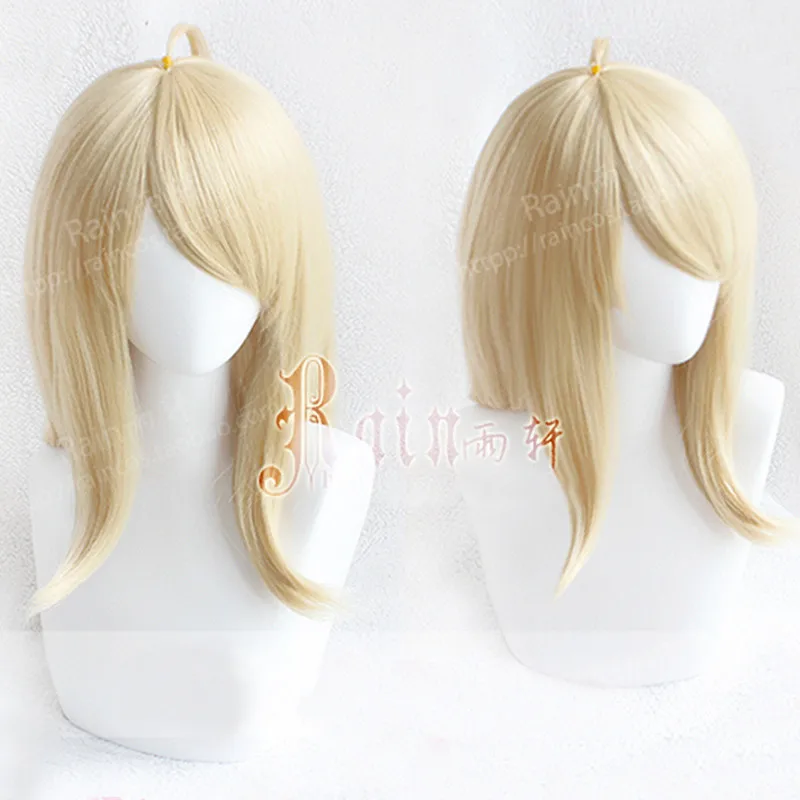 

Dangan Ronpa Danganronpa V3 Pianist Akamatsu kaede Long Soft Golden Blonde Heat Resistant Cosplay Costume Wig