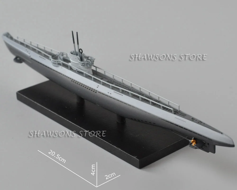 Литая металлическая U лодка военная модель игрушки 1:350 немецкая подводная U26 1940