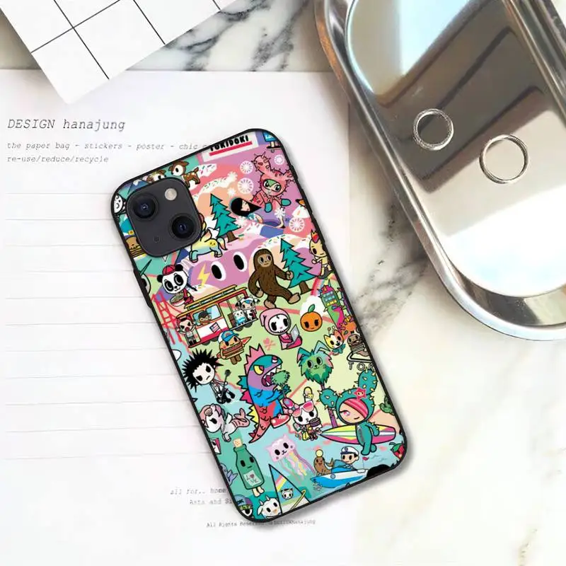 Японский чехол для телефона T-Tokidokis iPhone 11 12 Mini 13 Pro XS Max X 8 7 6s Plus 5 SE XR | Мобильные