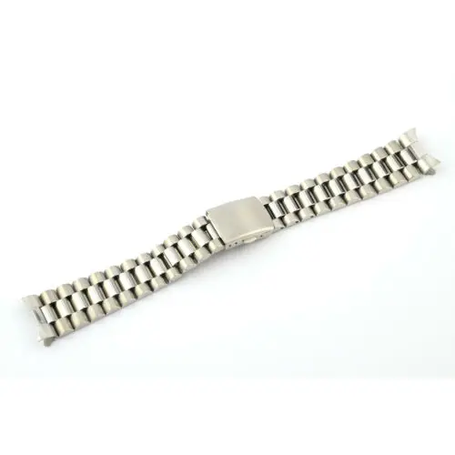 Ремешок из нержавеющей стали для наручных часов Изогнутый наконечник rolex 18 мм 20 22