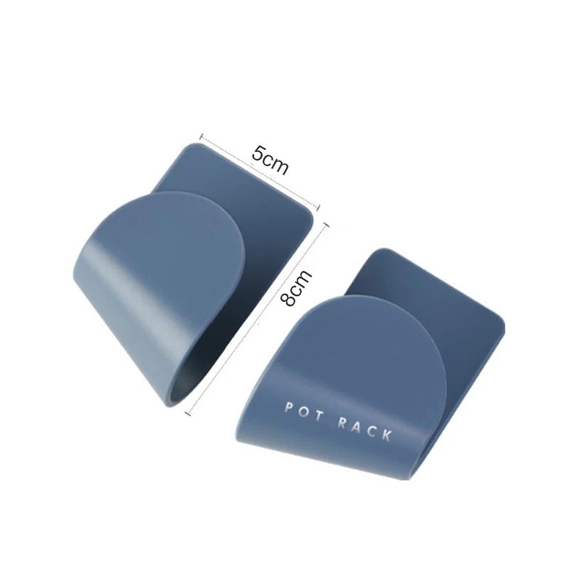 

2Pcs Kitchen Pot Lid Holder Self Adhesive Punch-Free Storage Rack Pan Cover for Kitchen Cooking Utensil Tool Organizer supplies