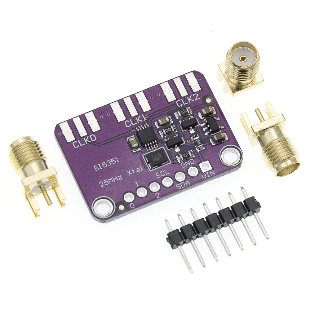 Модуль генератора сигналов для Arduino 3 в 5 пост. Тока Si5351A Si5351 I2C 8 кГц 160