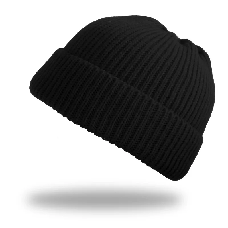 Осенние Теплые вязаные Кепки новый шерстяной Для мужчин женщин шапка помещика