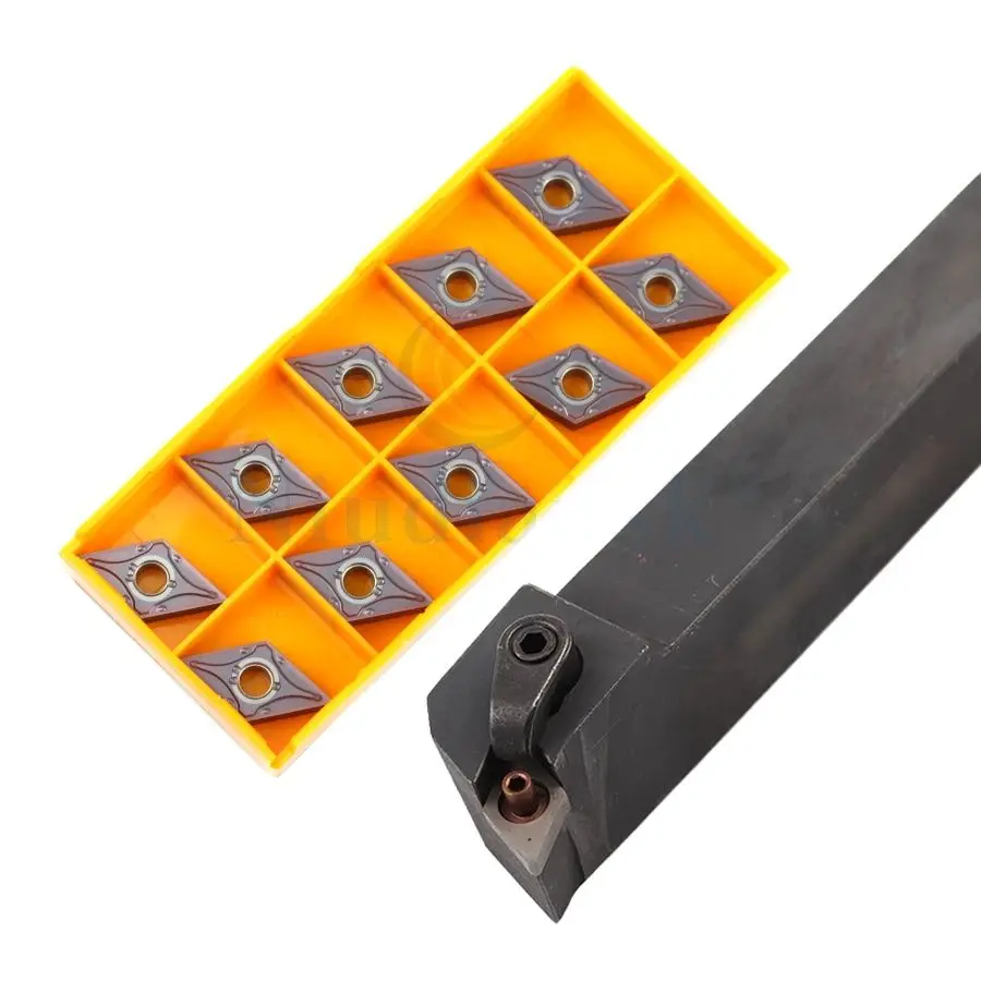 

1pc CNC boring bar MDQNR2020K15 MDQNR2525M15 Metal External turning tools holder+10pcs DNMG1504 Carbide CNC lathe turning insert