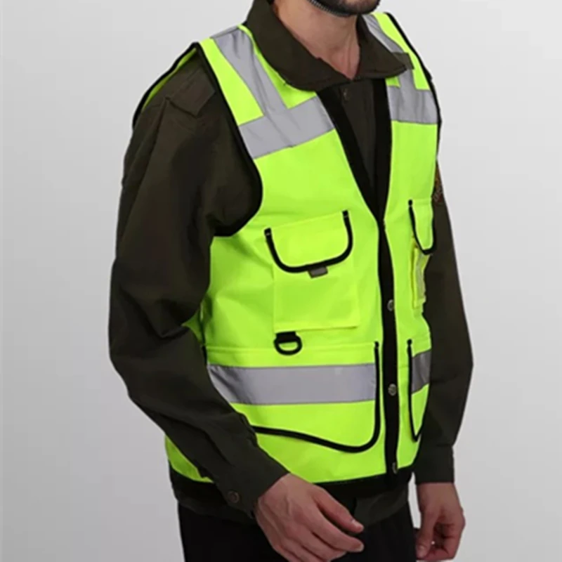 Высококачественный светоотражающий жилет с высокой видимостью рабочая одежда