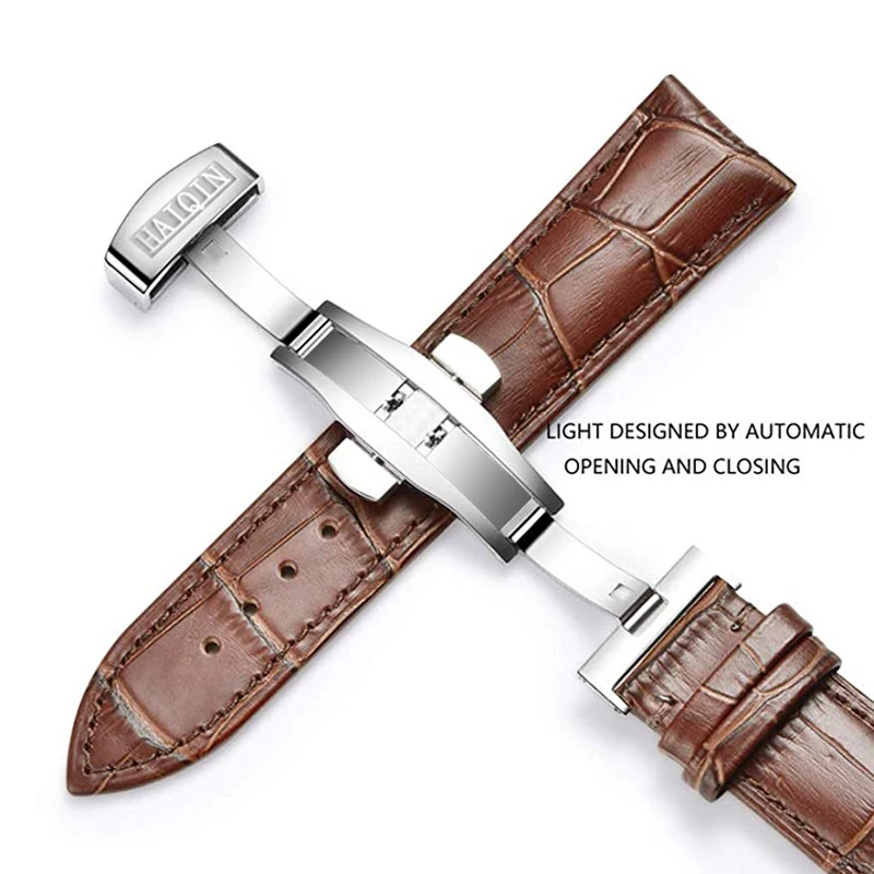 

Men's Business Watch HAIQIN Top Brand Leather Mechanical Clock Double Tourbillon Automatic Waterproof Watches Relogio Masculino
